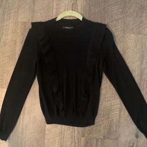 Zara ruffle sweater